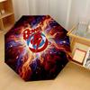 David Bowie Print 8?Ribs Automatic Umbrella Wind Resistant Lightweight Folding Umbrella For Outdoor Travel