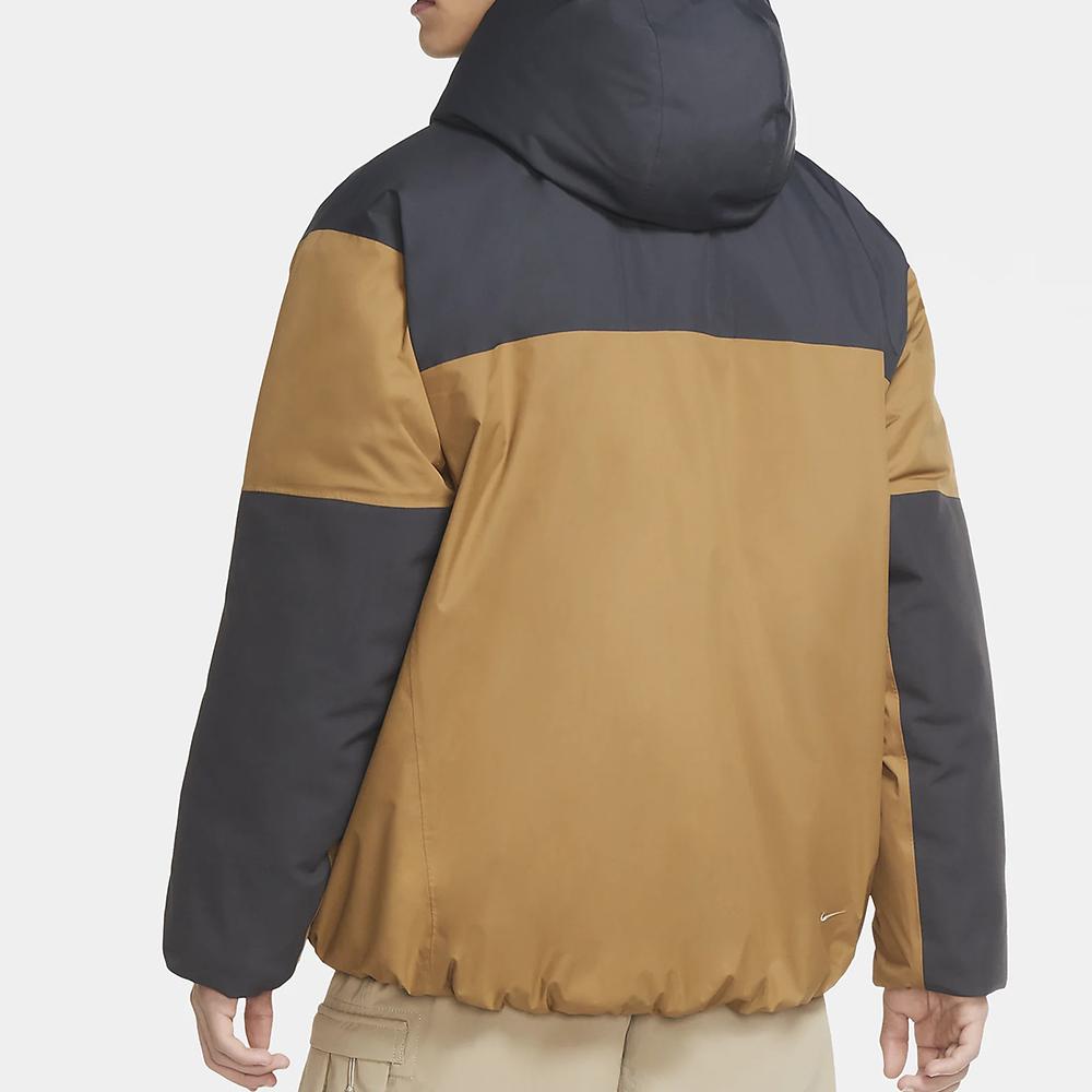 Nike ACG Series 4th Horseman Waterproof Cotton Jacket Winter Edition Men Outerwear Black Yellow CV0638-060