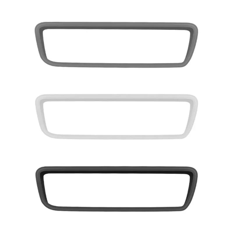 For Tesla Model 3/Y Car Interior Rear View Mirror Protective Case Rearview Mirror Silicone Protective Frame Accessories Amagi