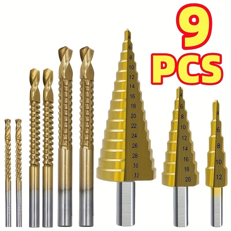 Serrated Step Drill & Tap Set - Inch/Metric Sizes