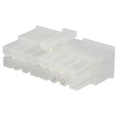 Molex 16 Circuit Receptacle and Plug Housing w/Terminals AWG 18-24 Mini-Fit Jr