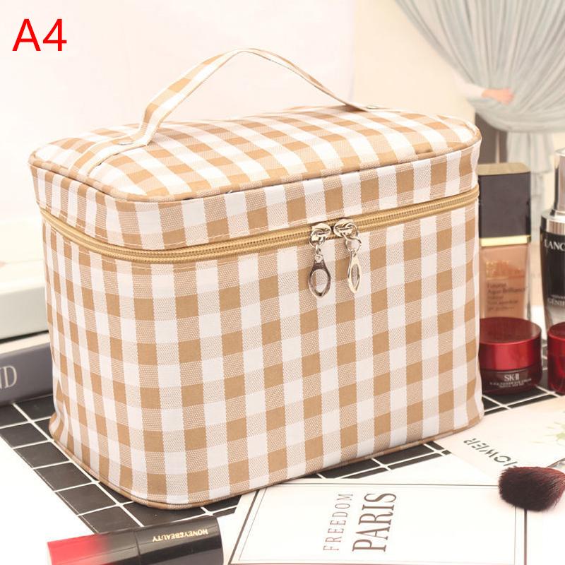 Women'S Large Capacity Cosmetic Bag Toiletry Storage Organizer Beauty Pouch Girls Travel Waterproof Makeup Case Handbag