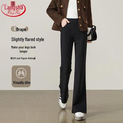 Slimming High-Waist Casual Trousers