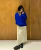 Generalidea Man Essential Minimal Cable V-Neck Cardigan [Blue] / Sbe1M04004