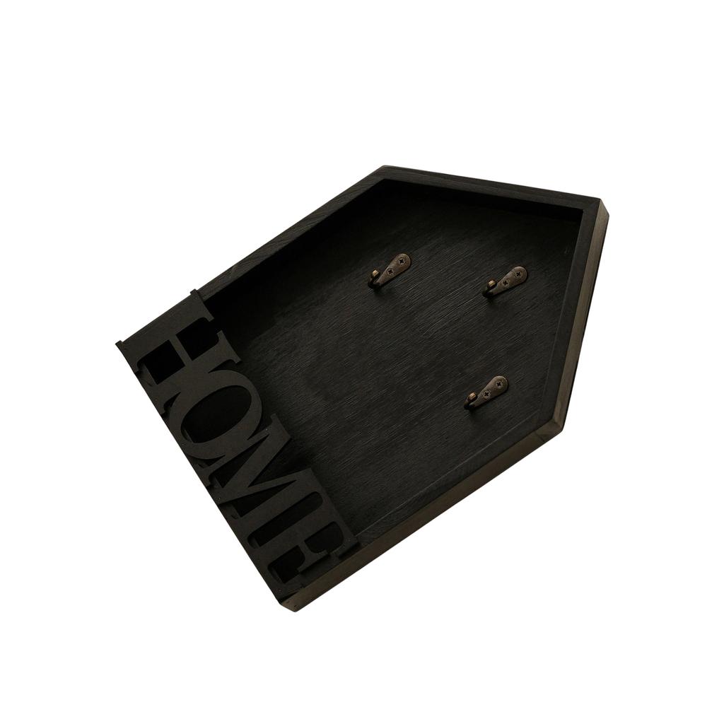 Modern Wood And Metal Key Rack Wall Mounted Entryway Storage Solution With Multiple Hooks Practical Key Holder