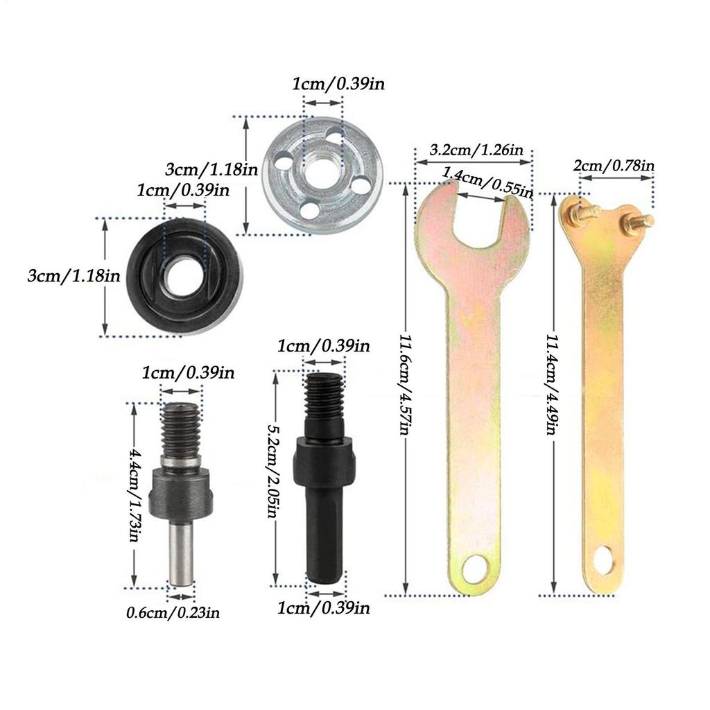 Angle Grinder Adapter Electric Drill Conversion Angle Grinder Connecting Rod with Connecting Rod Arbor Mandrel Converter Tool