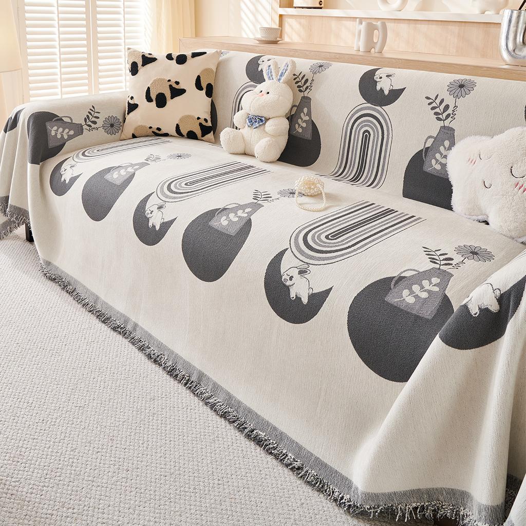 Anti-Scratch Sofa Cover With Durable Fabric, Tailored Couch Cover And Pet-Safe Sofa Slipcover For Daily Life