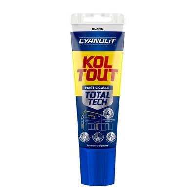 Fixing and Sealing Adhesive - CYANOLIT - Total Tech - White - 125 Ml Tube - Versatile - High Resistance