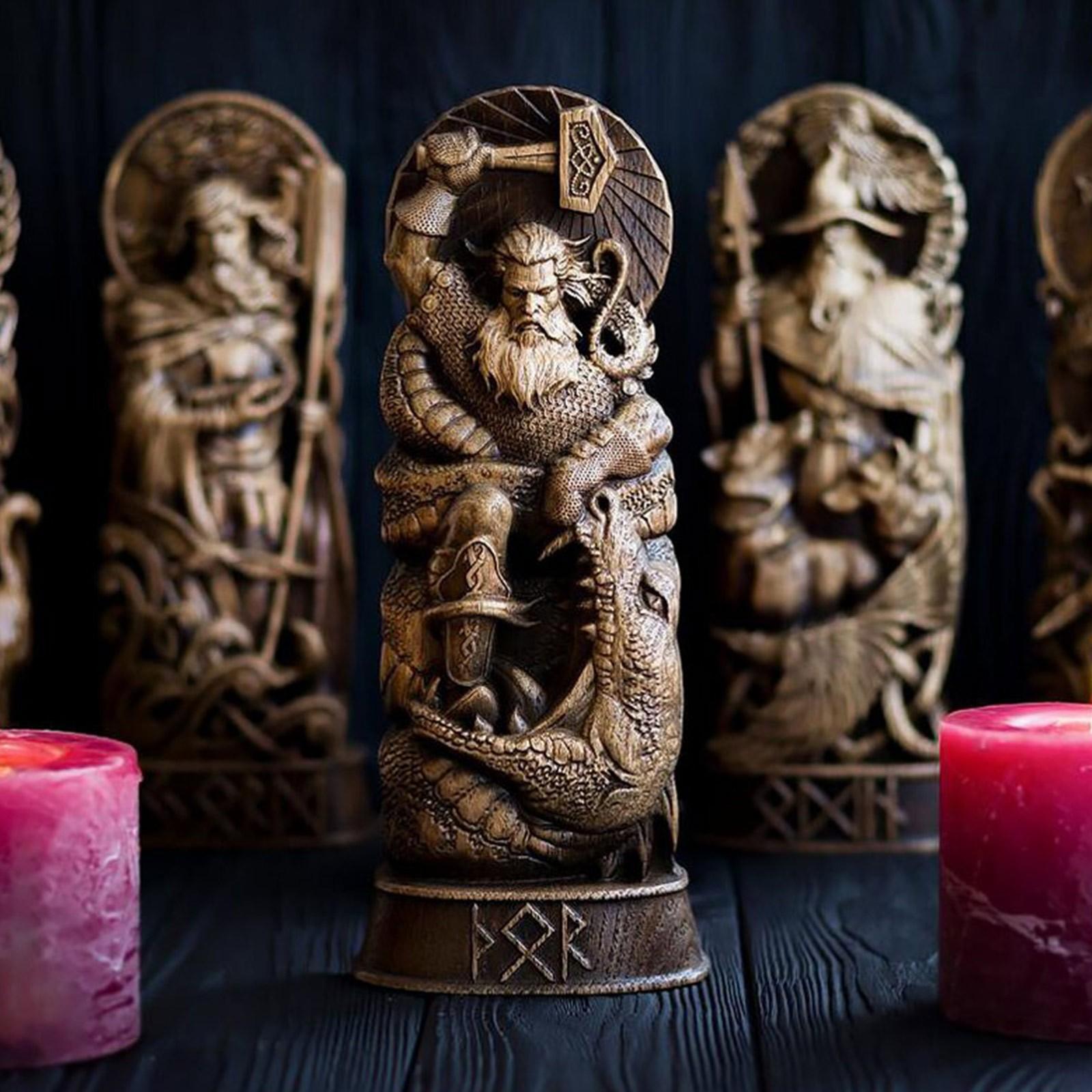 Деревянный скандинавский пантеон скандинавских богов 9 — фото 6