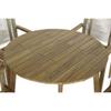 Table + 4 Chairs Set DKD Home Decor 100 X 100 X 76 Cm Teak Rope