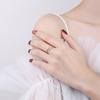 Minimalist Deer Antler Open Ring For Women Adjustable Index Finger Band Unique Personalized Jewelry Gift