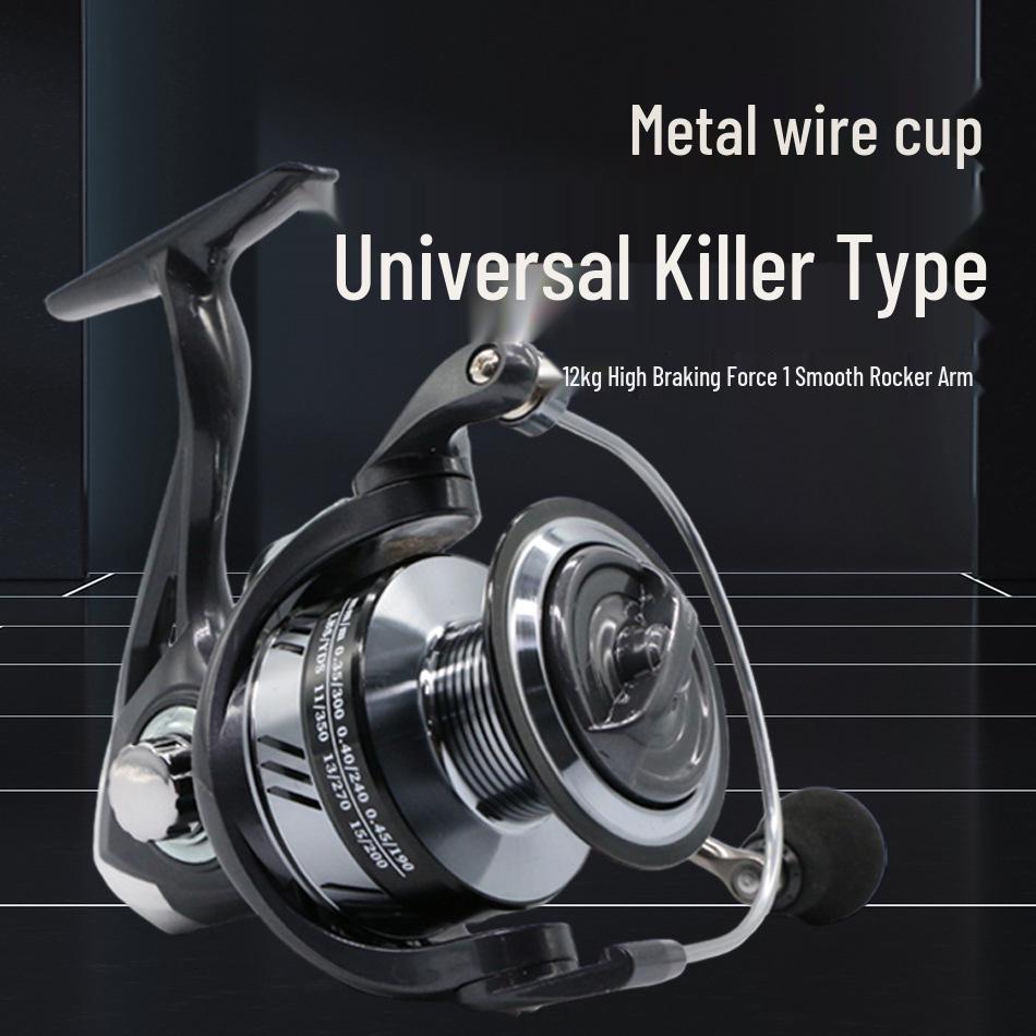 Shuimu TX Long Cast Metal Spinning Reel for Saltwater & Freshwater Fishing TX2000 Spinning Reel