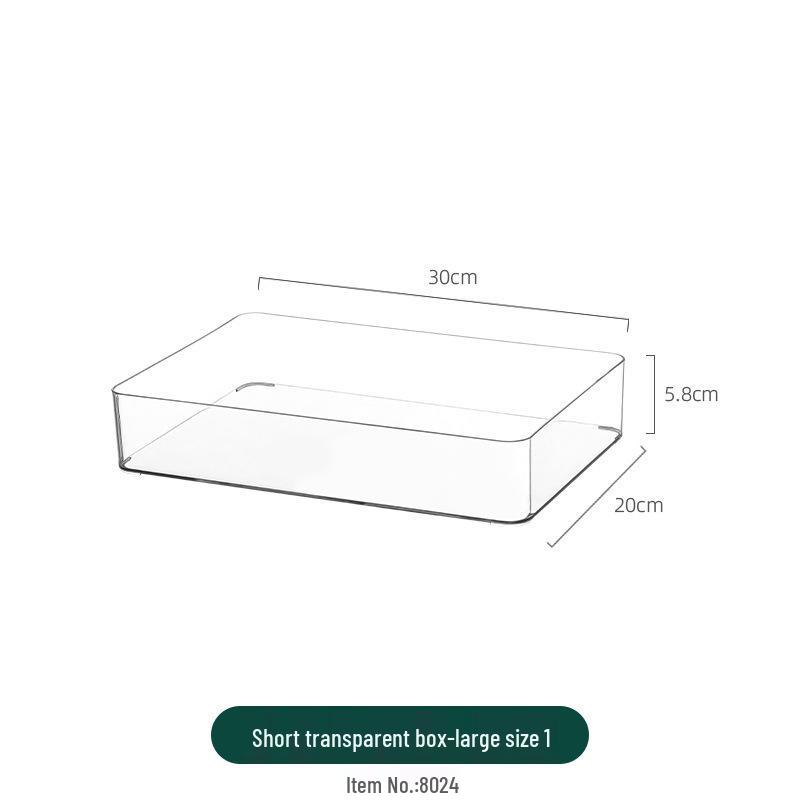 Acrylic Desktop Pen Holder: Large-Capacity Transparent Storage Box for Office or College Students