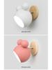 Nordic Mickey Wall Lamp: Cute Macaron Design for Children's Bedroom or Bedside, Ancient Town Lighting Style