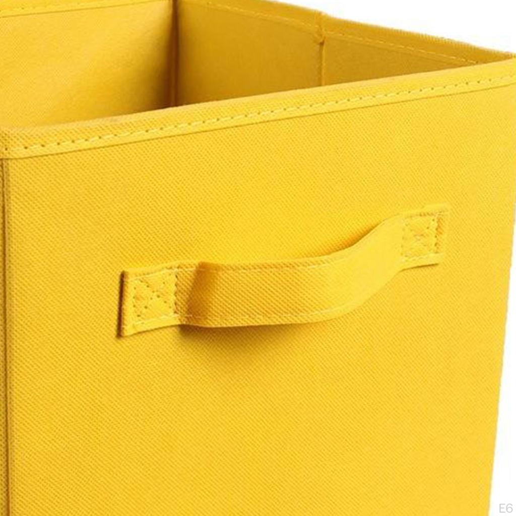 Storage Cube Art Craft Supplies Books Organizer Laundry Hamper Foldable Basket for Study Desk