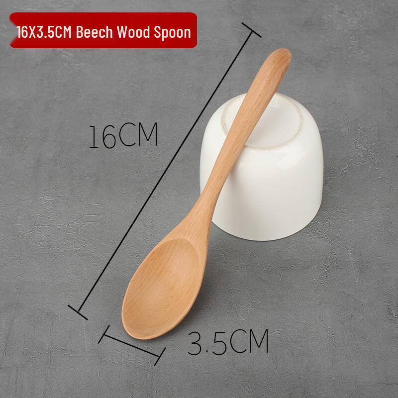 ZISIZ Wooden Long-Handle Spoon