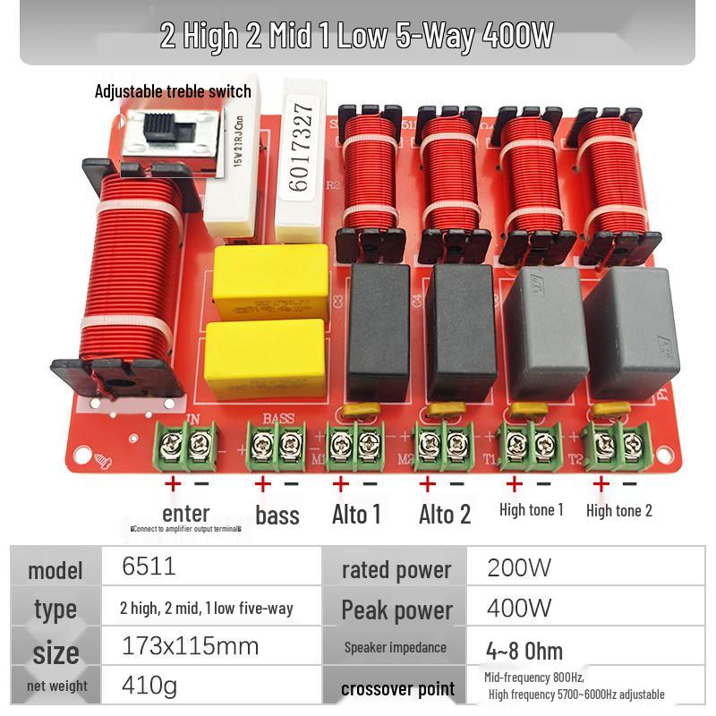 DIY High-Power, No-Weld Speaker Crossover: 2-Way to 5-Way HIFI