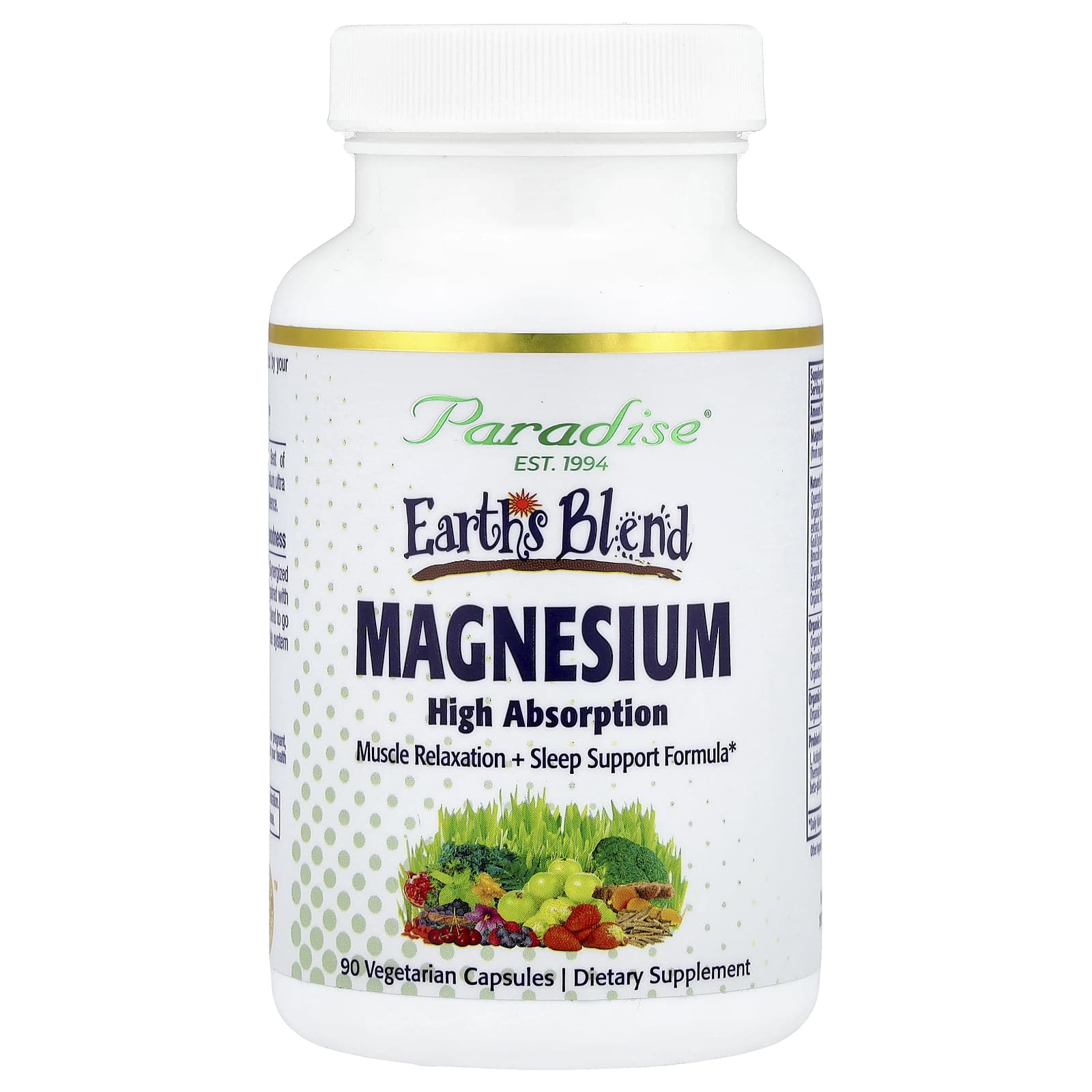 

Earth S Blend, Magnesium, Veggie Caps, 90
