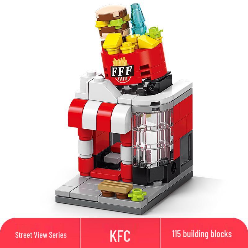 Lele Brothers Compatible Building Blocks: Educational Interlocking House Model for Kids