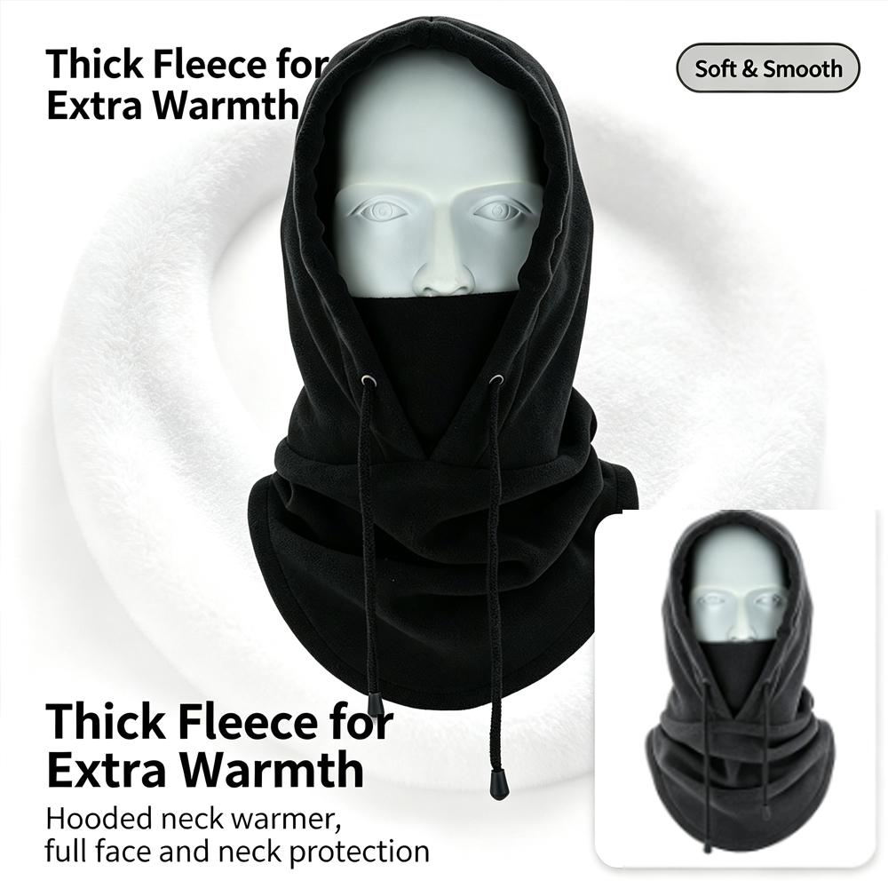 Winter Warm Hat with Mask and Neck Warmer 3-in-1 Windproof Balaclava for Women Masked Hat Cycling Cold Weather Protection