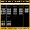 W11344457 WP3387747 Dryer Heating Element Fit for Whirlpool Duet Cabrio Kenmore Elite Maytag Dryer, Replace 3387747 PS11741416 MEDB835DW4 MEDC700VW0