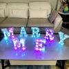 LED Letter Lamp with Remote Control, Dimmable Marquee Alphabet Light for Wedding Birthday Party, Indoor Outdoor Letter