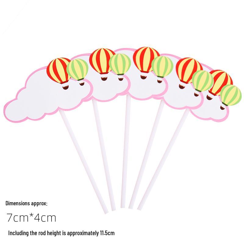 50-Piece Blank Insert Cards for Cake Decorations and Celebrations