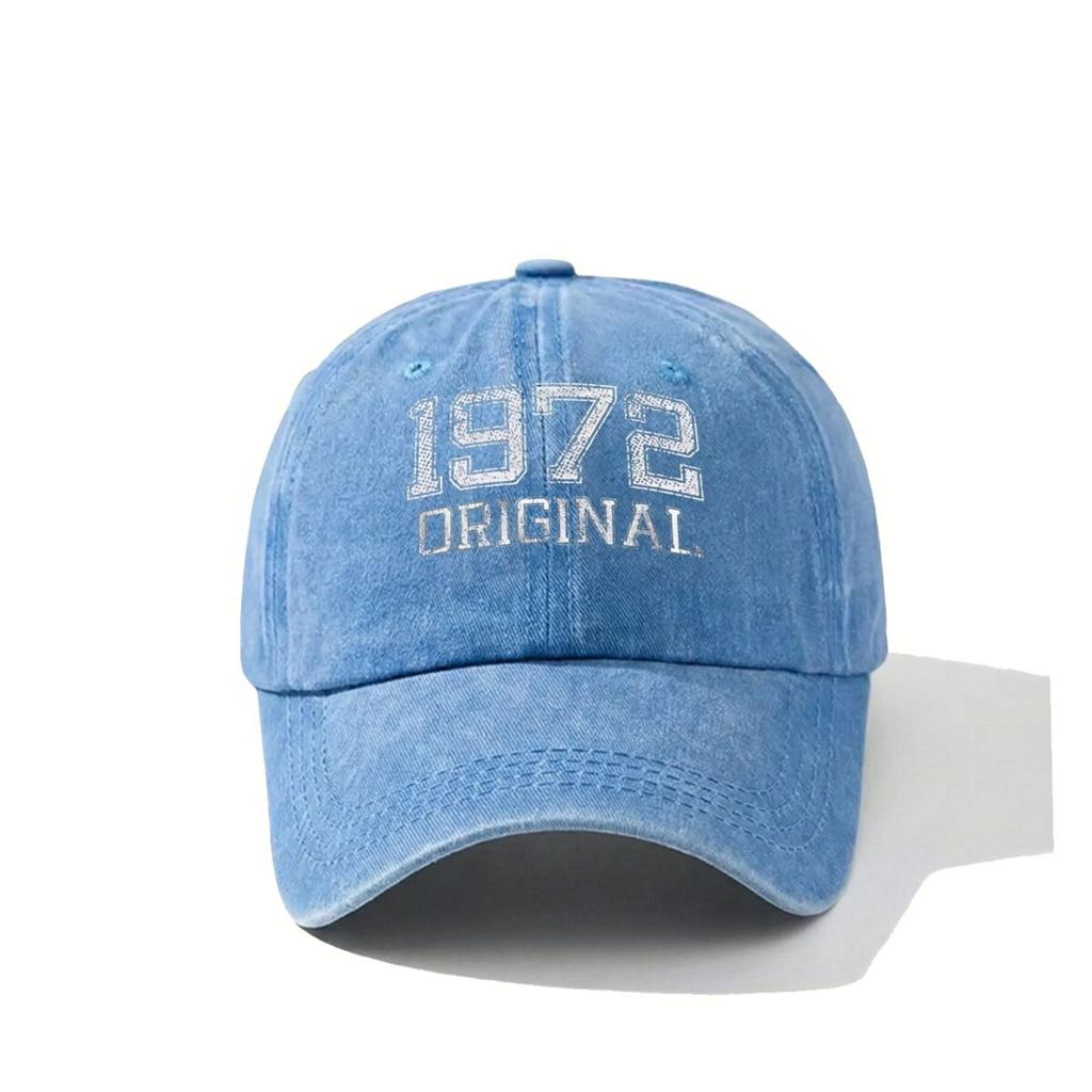Vintage Original Weathered Texture Graphic Lightweight Breathable Unisex Casual Washed Baseball Cap Fashion Sports Hat Wi
