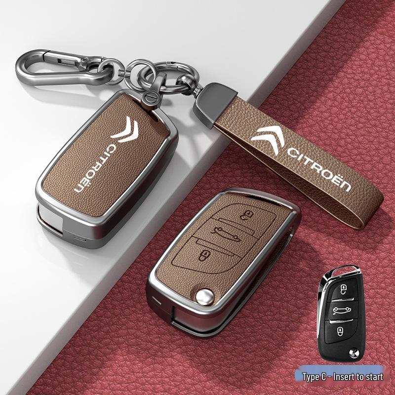 Car Key Cover & Buckle for Citroen C3XR, C4L, Tianyi, C5, C4 Sega, Elysee, C6 Models
