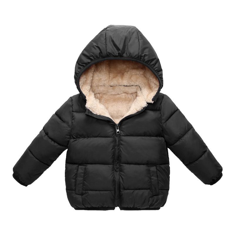Children's Lambswool Cotton Jacket with Velvet Lining - Winter 2026 Style for Boys and Girls