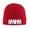New New Mothers Day Minnie Mom Knitted Hat Beanies Autumn Winter Hats Warm Unisex New Arrival Mickey And Friends Caps Unisex