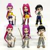 Hot Anime Figure K-pop Demon Hunters with Box Kawaii Boys Girls Gifts For Kids Fans Halloween Christmas Figure Decorative Gifts