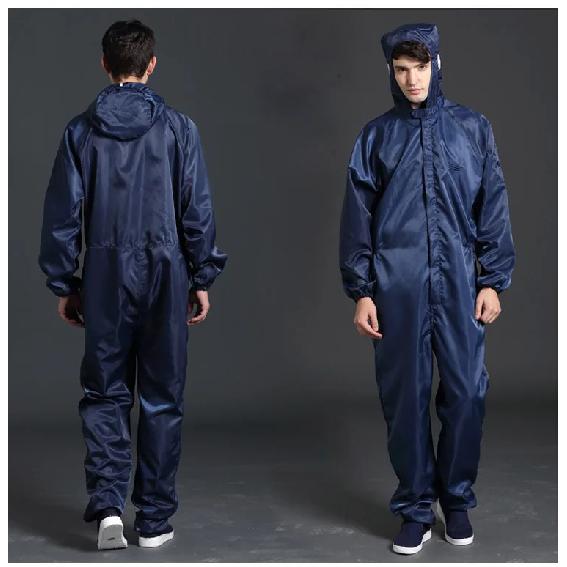 Einteiliger Overall Saubere Kleidung Kapuze Reinraumkleidung Saubere Lebensmittel Staubdicht Malerarbeiten Arbeitskleidung Unisex Schutzkleidung