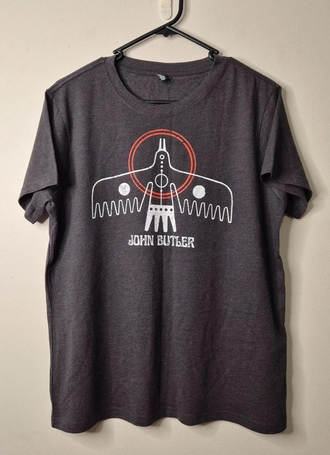 Горячая Редкая Хлопковая Черная Футболка John Butler Band от S до 5XL Концертная Рубашка TU665 XS