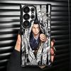 Anime Geto Suguru JUJUSU Plating Phone Case For Samsung Galaxy S24 S25 FE S26 Edge S23 Ultra S22 S21 Plus S20 Anti-Fall Airabag