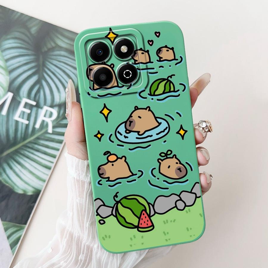 For Honor X6a Case WDY-LX1 Capa Cute Cartoon Soft Silicone Cover For HonorX6a X 6B X6 b Shell Matte Len Proective Phone Fundas