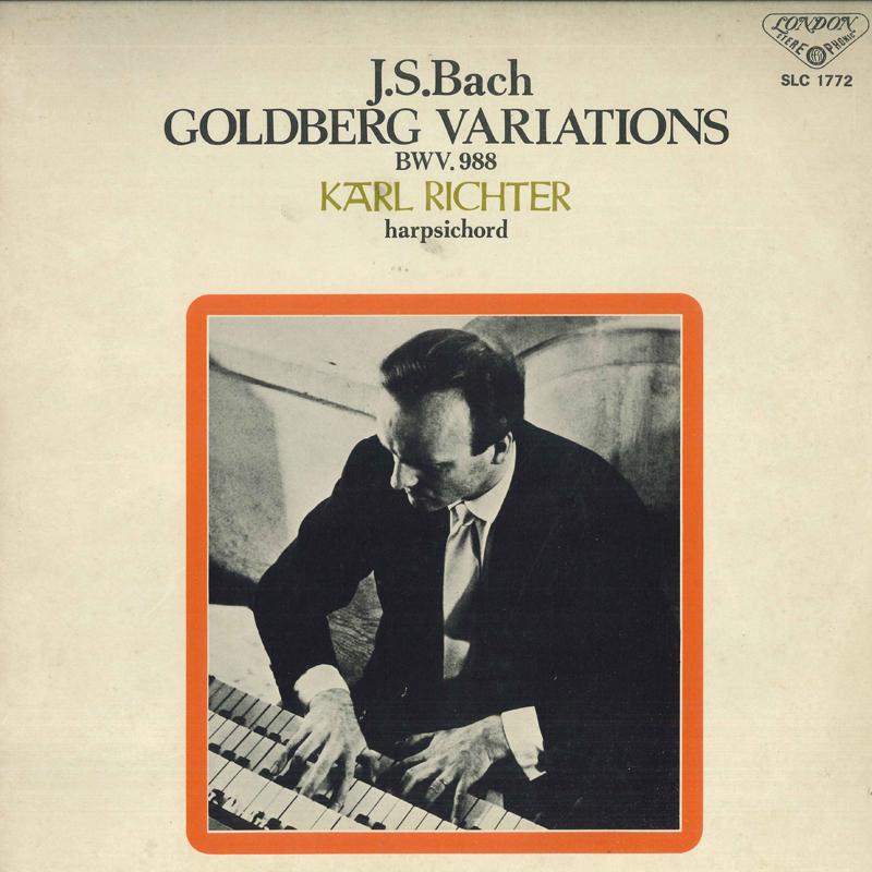 

LP Record KARL RICHTER - Bach: Goldberg Variations SLC1772 LONDON Japan Classical Used