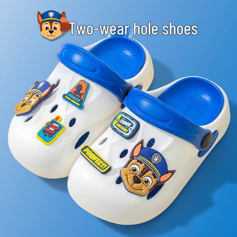 Paw Patrol Kinder rutschfeste Cartoon-Clogs - Sommer-Strandsandalen für Jungen & Mädchen