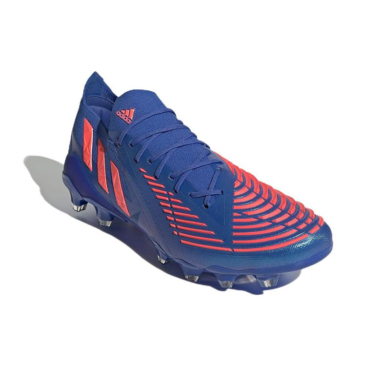 New Adidas Unisex Predator Edge.1 Low HG/AG Outdoor Boot 'Blue Orange' GZ6440