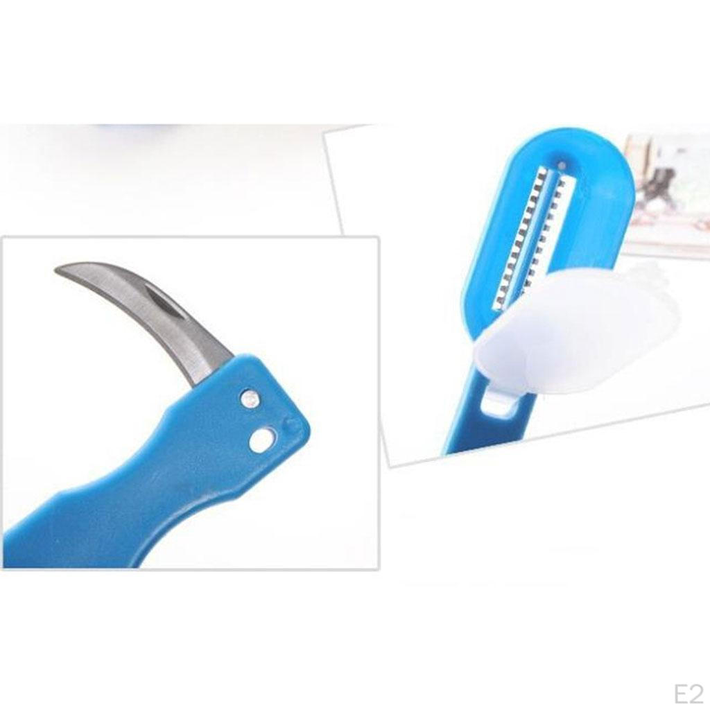 Easy Remove Fish Scaler Skin Brush Scraping Fishing Fast Cleaning for Home and