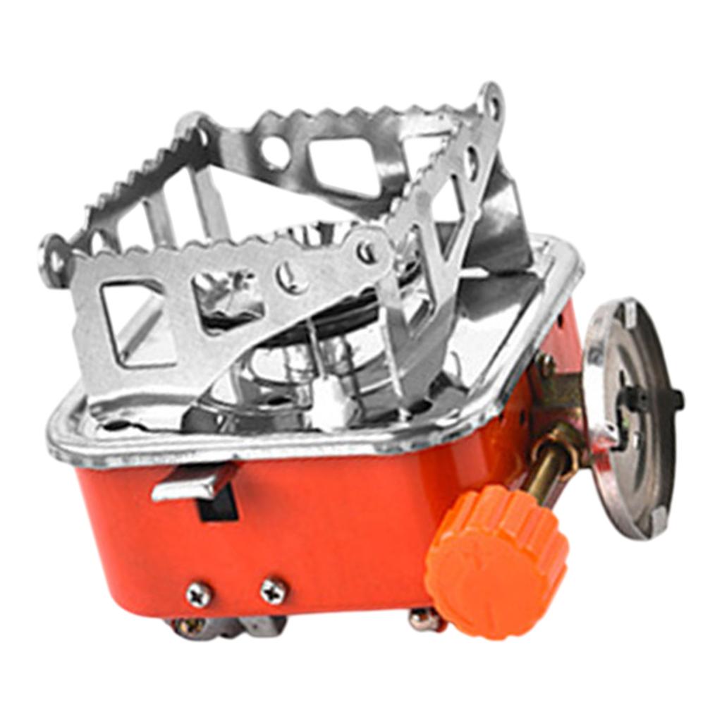 Mini Square Cooktop for Camping and Hiking Gas Stove Folding Gas Cooktop Lightweight for Outdoor Cooking Easy to Carry