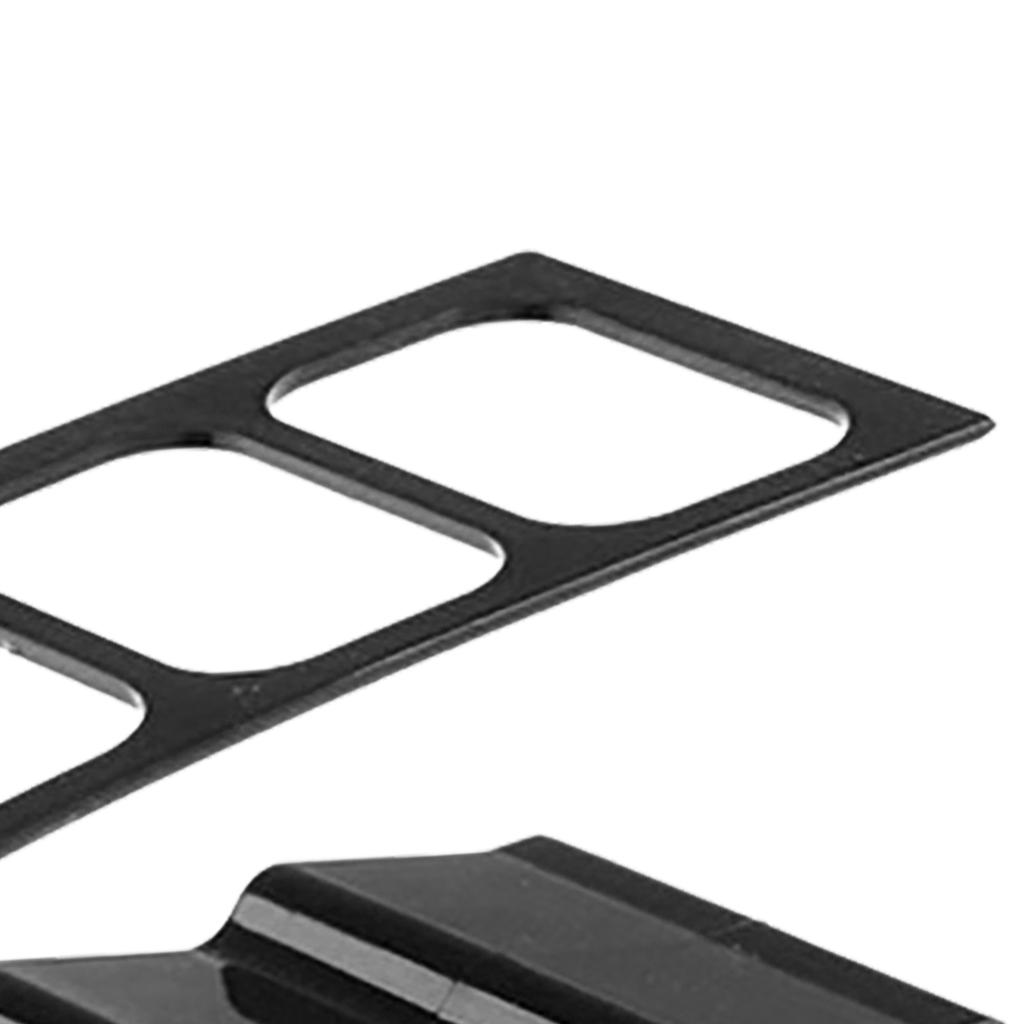 Remote Control Holder with 4 Compartments Plastic Easily Accessible TV Remote Caddy for Media