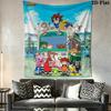 Digimon Ultimate Adventure Tapestry Background Cloth Fashion Print Homestay Soft Decoration Tapestry Background Cloth Soft