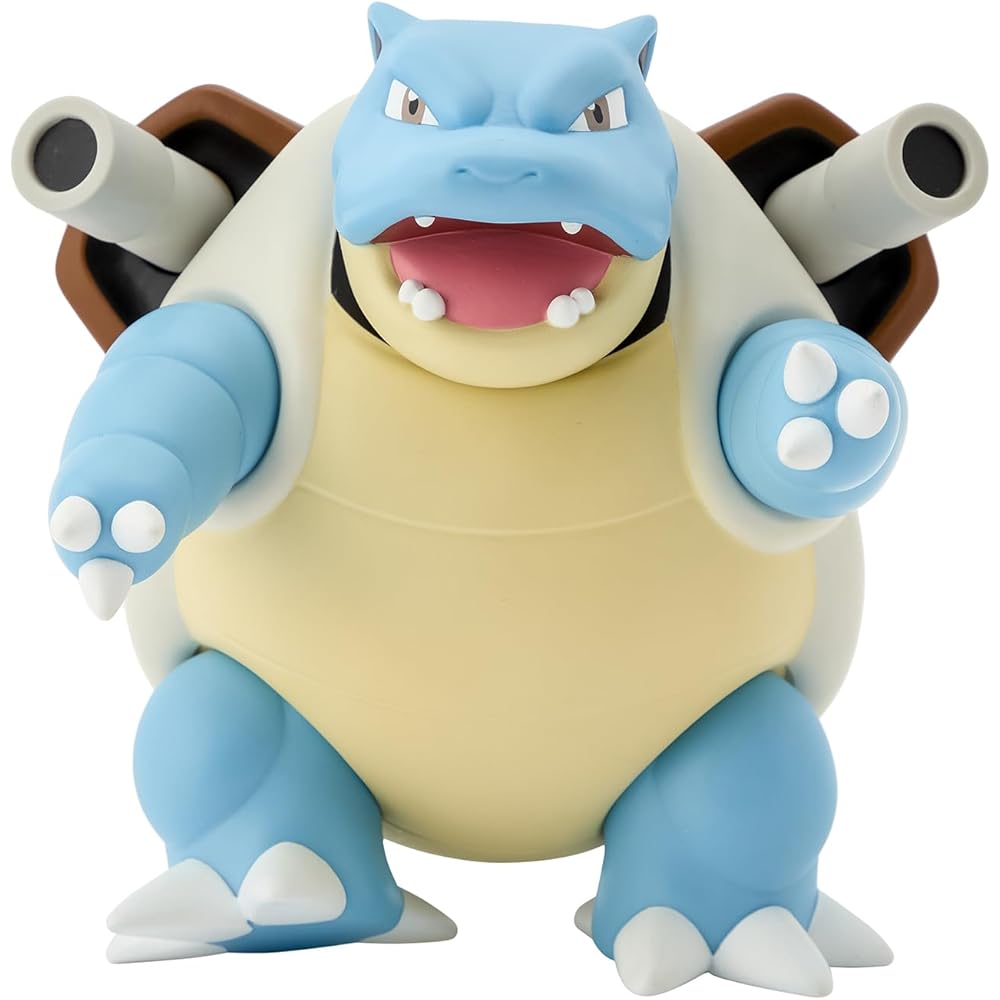 Pokemon Center Original Soft Vinyl Figure Blastoise 6 inch Collectible Toy
