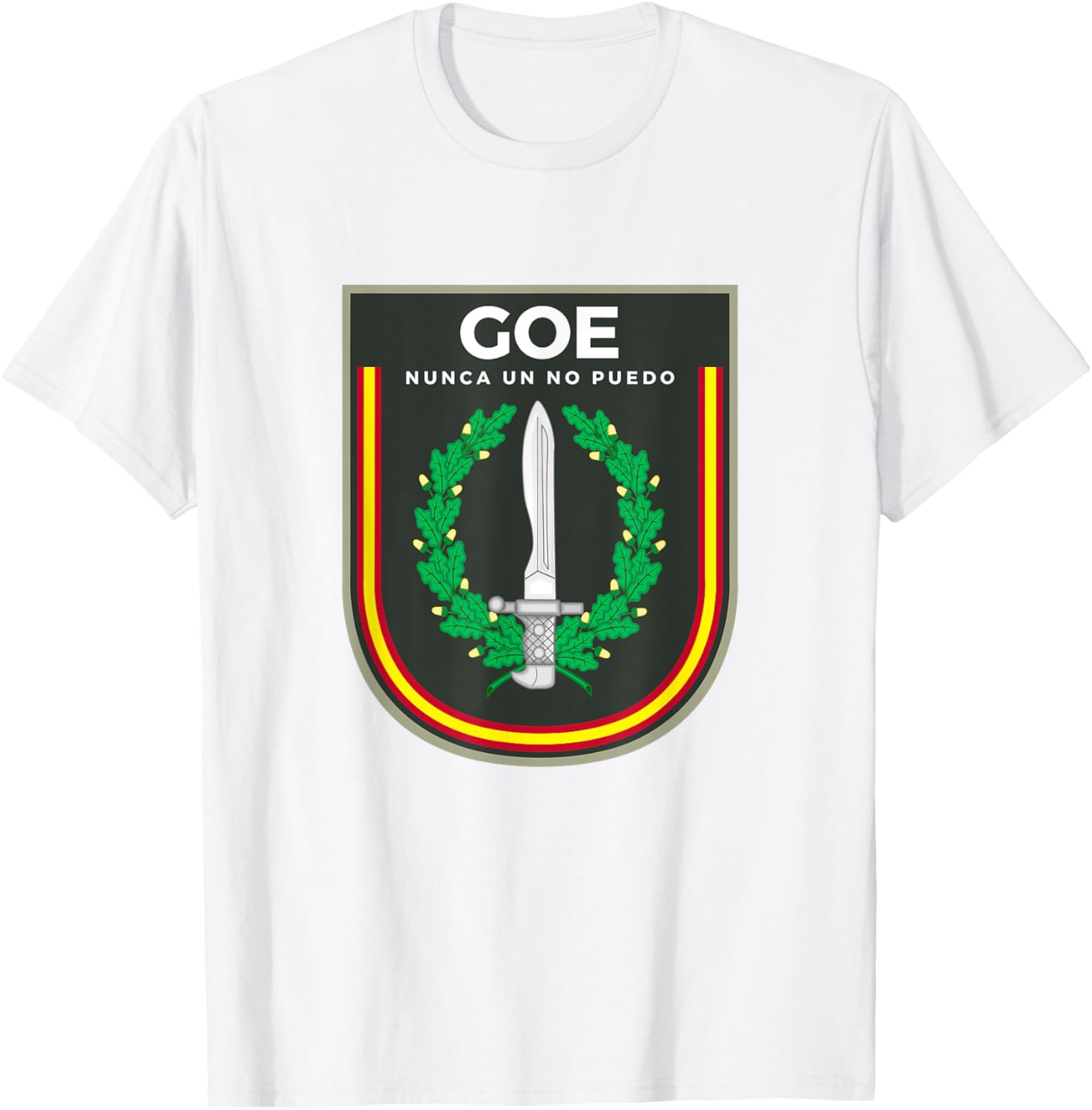 Emblema GOE Fuerzas Especiales Ejército Español TShirt Short Sleeve Casual 100 Cotton Shirt S