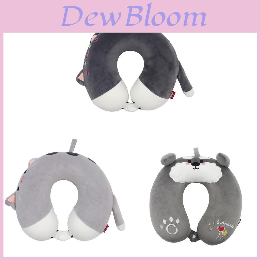 Cartoon Animal Memory Foam U Shaped Pillow For Travel And Office Comfort