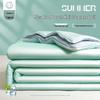 Class A Mica Silk Cooling Quilt with Spandex Cotton, Double-Sided, Washable for Summer Use