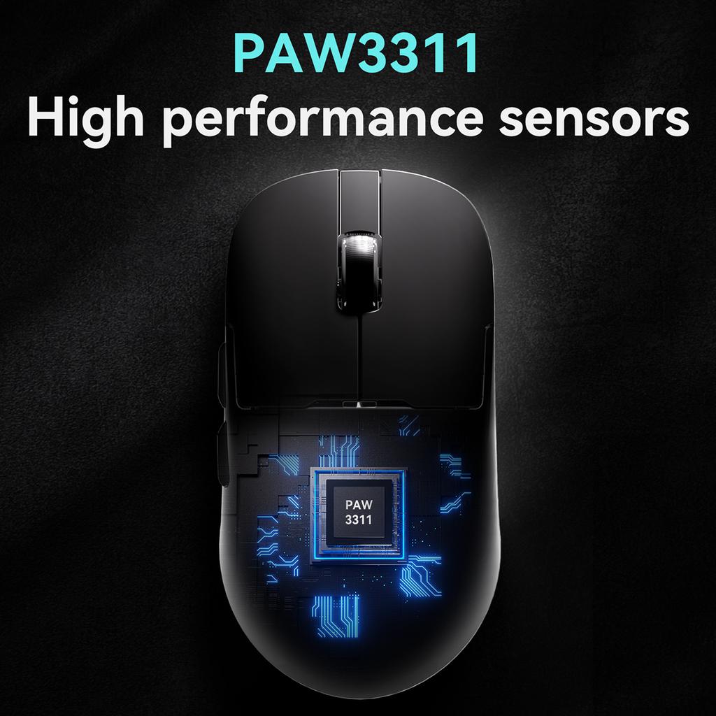 Ajazz AJ159 P MC Wireless Gaming Mouse Ergonomic Lightweight 12000DPI 2.4G USB Optical PAW3311 Sensor Gaming Mouse