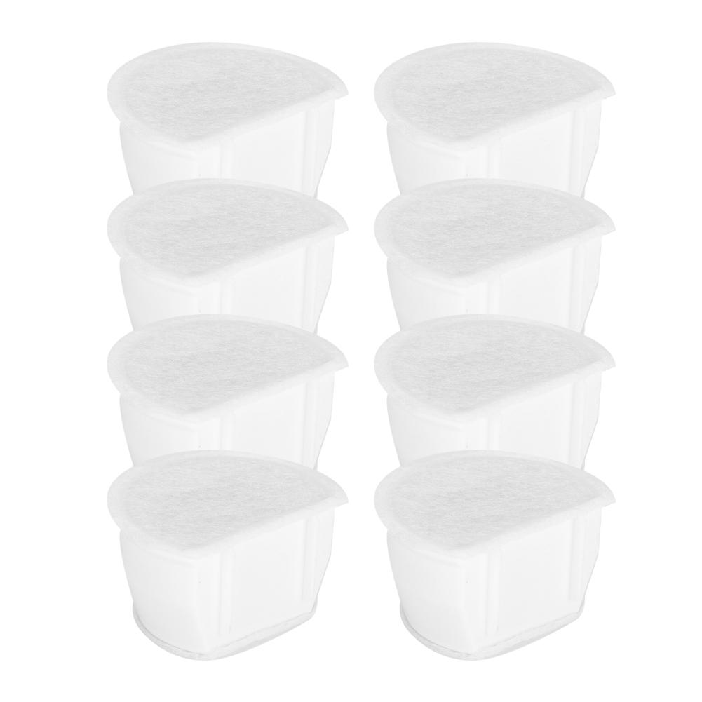 8 STÜCKE Haustier Wasserspender Aktivkohlefilter Kern Ersatz Zubehör Keine Verformung