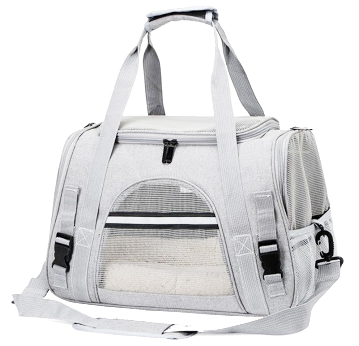 

breathable shoulder pet carrier for small and other small Fits in and other small Ideal for and disaster Includes a mat and lead to prevent pets from